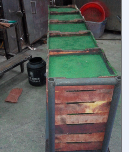 高溫反應后的三氧化二鉻粉末